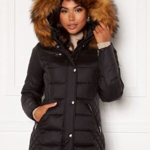 ROCKANDBLUE Beam Mid Coat Black/Beige 36