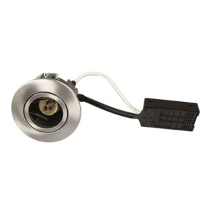 Scan Products Luna quick install 230v gu10 ip44 brushed alu round
