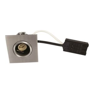Scan Products Luna quick install 230v gu10 ip44 brushed alu square