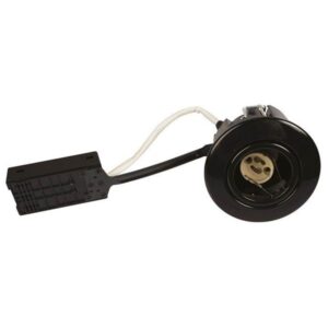 Scan Products Luna quick install 230v gu10 ip44 ss316 black round