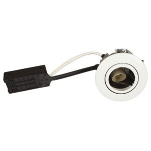 Scan Products Luna quick install 230v gu10 ip44 ss316 white round