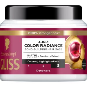 Schwarzkopf Gliss 4-In-1 Color Radiance Bond-Building Hair Mask