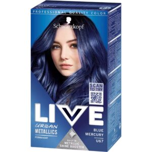 Schwarzkopf Live Intense Colour Urban Metallics U67 Blue Mercury - 142 ml