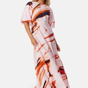 SELECTED FEMME Slfattia open Back Dress Pink/Patterned 36
