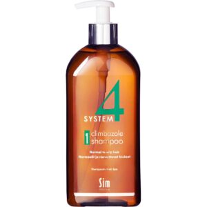 SIM Sensitive System 4 Therapeutic Hair SPA Climbazole Shampoo 1 Normal to Oily Hair - 500 ml