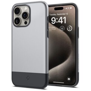 Spigen Style Armor MagSafe - classic silver - iPhone 15 Pro Max