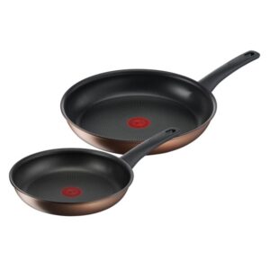 Tefal Resource Frypan set 24 & 28 cm Brown