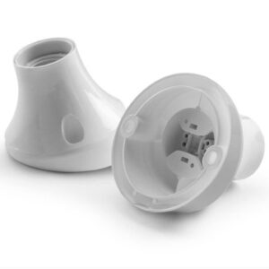 Teknisk Belysnings Industri E27 spot light with inclined white base