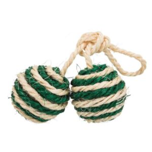 Trixie 2 Balls on a Rope ø 4.5 cm assorted colours