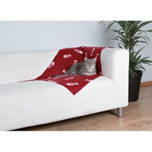 Trixie Beany blanket fleece 100 × 70 cm bordeaux