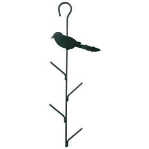 Trixie Bird fat ball feeder 4 fat balls metal 9 × 40 cm dark green