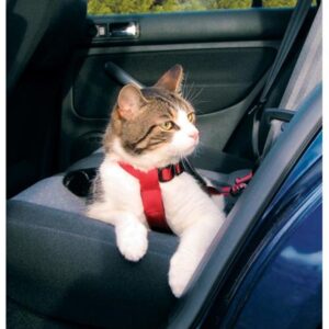 Trixie Car cat harness 20-50 cm/15 mm red