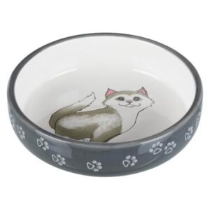 Trixie Ceramic bowl 0.3 l/ø 15 cm grey