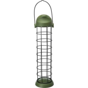 Trixie Fat ball feeder w. roof 5 fat balls metal/plastic ø 8 × 29 cm green