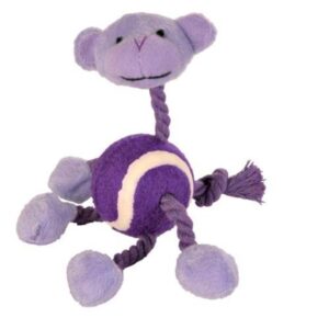 Trixie Figure with rope and tennis ball plush 16 cm - assorted