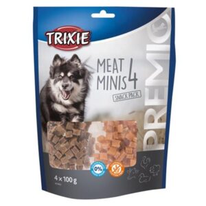 Trixie PREMIO 4 Meat Minis chicken/duck/beef/lamb 4 × 100 g