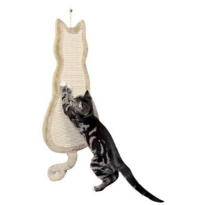 Trixie Scratching board cat sisal rug/plush catnip 35 × 69 cm beige