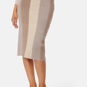 VERO MODA Moa NW Calf Skirt Beige M
