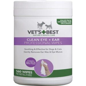 Vets Best Clean Ear / Eye Wipes (160)
