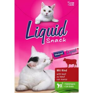 Vitakraft Liquid Snack med okse, inulin og kattegress