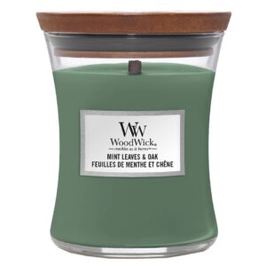 WoodWick Mint Leaves & Oak Medium