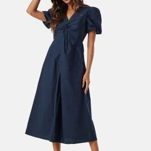 Y.A.S Yasstray SS midi dress Navy Blazer S