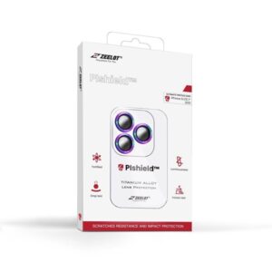Zeelot Apple iPhone 13 Pro/13 Pro Max Pishield Series Titanium Alloy Lens Protector - Iridescent