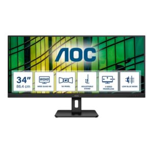 34" AOC Essential-line U34E2M/BK - 3440x1440 - 100Hz - VA