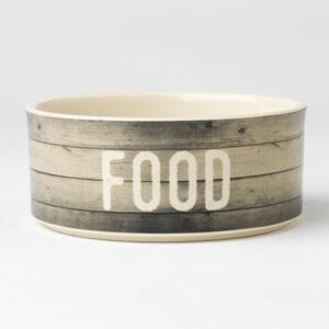 Active Canis Farm Dog FOOD Bowl 6" Gray. 3.5cups (7dl)