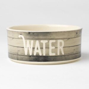 Active Canis Farm Dog WATER Bowl 6" Gray. 3.5cups (7dl)