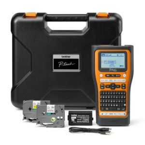 Brother P-Touch PT-E560BTVP Pro Labelling machine with integrated Bluetooth Carry Case and 2 x TZe-tapes