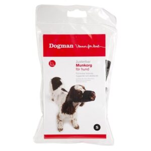 Dogman Dog Muzzle Black Nylon L Snout Size 25-29cm
