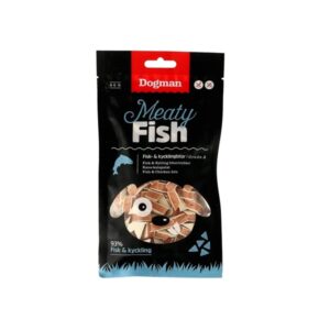 Dogman Fisk og kyllingbiter 80g