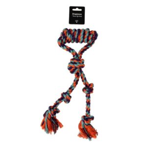 Dogman Hundele Tauhåndtak m knut 38cm