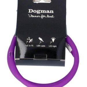 Dogman LED-ring silicon Lila