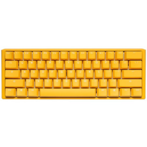 Ducky One 3 Yellow Mini 60% MX Silent Red - ND - Gamingtastatur - Uten numpad - Nordisk - Gul
