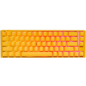 Ducky One 3 Yellow SF 65% MX Silver - ND - Gamingtastatur - Uten numpad - Nordisk - Gul