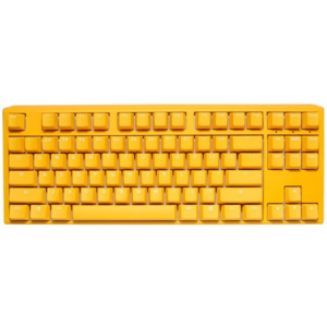 Ducky One 3 Yellow TKL MX Clear - ND - Gamingtastatur - Uten numpad - Nordisk - Gul
