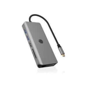 ICY BOX IB-DK4061-CPD - docking station - USB-C 3.2 Gen 1 - 2 x HDMI - 1GbE