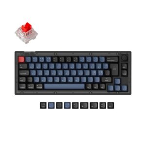 Keychron V2 QMK/VIA Knob - K Pro Red - Gamingtastatur - Uten numpad - Nordisk - Svart