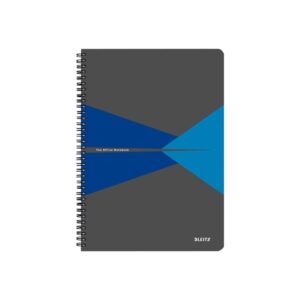 Leitz Notatbok Office PP A4 Linjer 90g/90 ark Blå