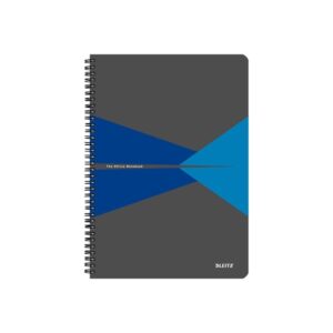 Leitz Notatbok Office PP A4 Ruter 90g/90 ark Blå