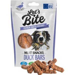Let's Bite MeatSnacks. Duck Bars 80g