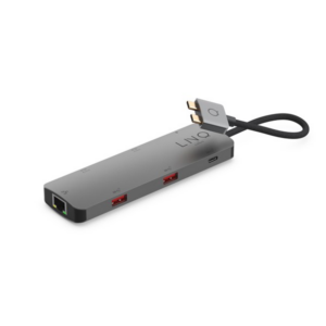 LINQ byELEMENTS 7-in-2 Pro Multiport Adapter 4K HDMI (with Ethernet)