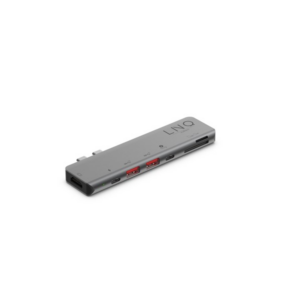 LINQ byELEMENTS 7-in-2 Pro Multiport Adapter 4K HDMI (with Thunderbolt Pass-Through)