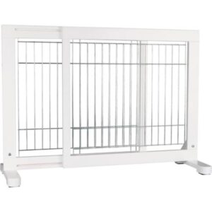 Trixie Barrier wood 65-108 × 61 cm white