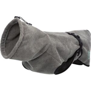 Trixie Bathrobe for dogs terry cloth S: 40 cm grey