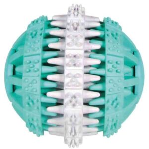 Trixie Dog Toy Denta Fun Ball Rubber Mint Flavour 7cm