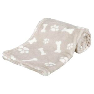 Trixie Kenny blanket plush 100 × 75 cm beige