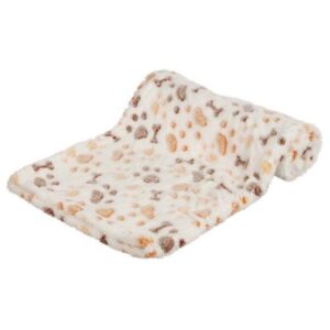 Trixie Lingo blanket soft fleece 75 × 50 cm white/beige